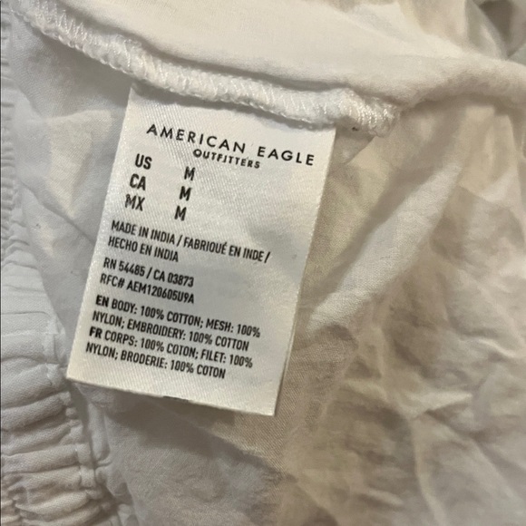 American Eagle Outfitters White Lace Mini Skirt - Picture 2 of 2